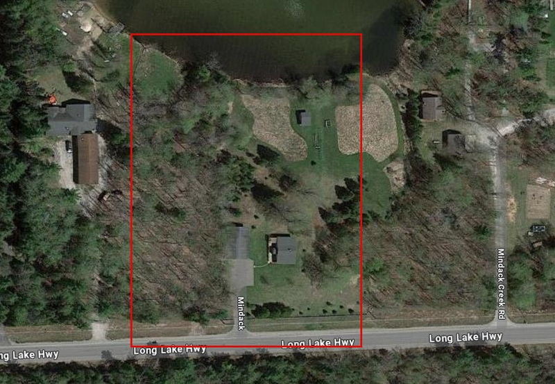 Fetrows Birch Cove Resort and Gulf Station - Aerial Map (newer photo)